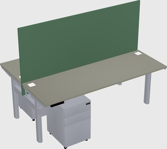 Shared electric desk