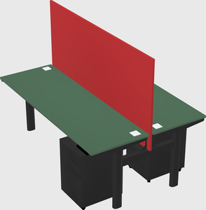 Shared electric desk