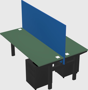 Shared electric desk