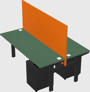 Shared electric desk