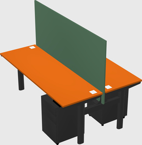 Shared electric desk