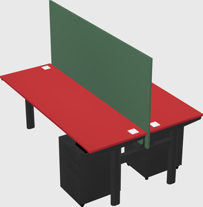 Shared electric desk