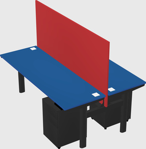 Shared electric desk