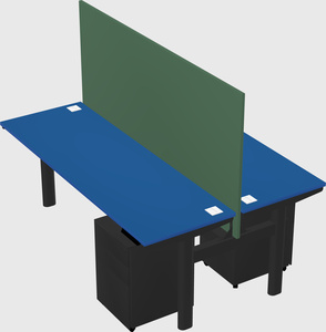 Shared electric desk