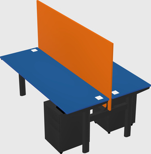 Shared electric desk