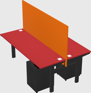 Shared electric desk