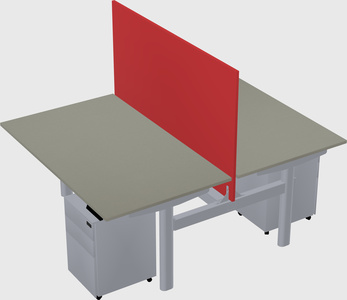 Shared electric desk