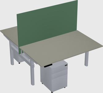 Shared electric desk