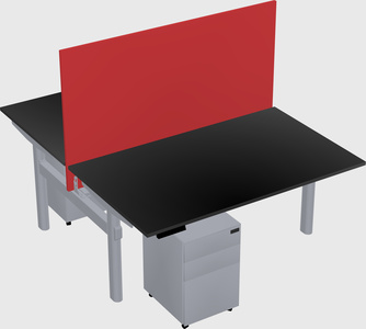 Shared electric desk
