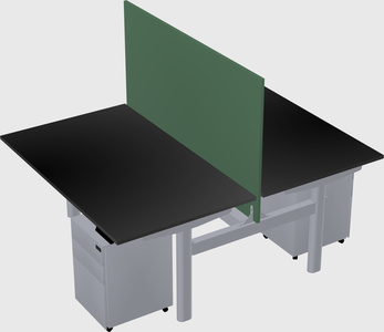 Shared electric desk