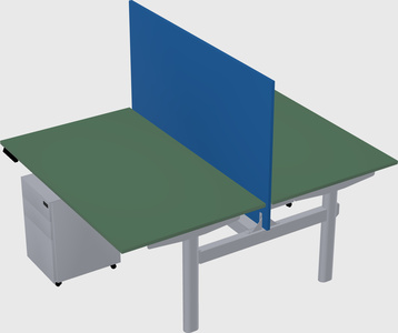 Shared electric desk