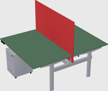 Shared electric desk