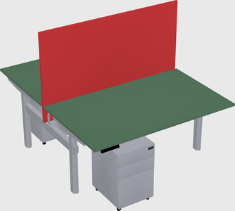 Shared electric desk