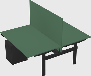 Shared electric desk