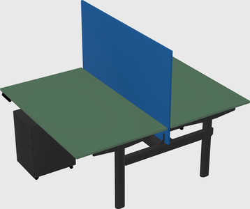 Shared electric desk
