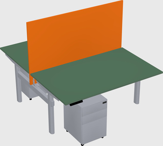 Shared electric desk