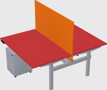 Shared electric desk