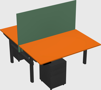 Shared electric desk