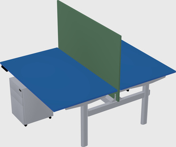 Shared electric desk