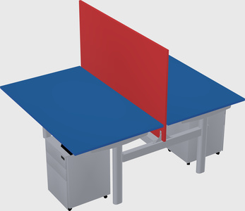 Shared electric desk
