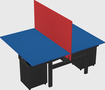 Shared electric desk