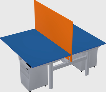 Shared electric desk