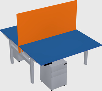 Shared electric desk