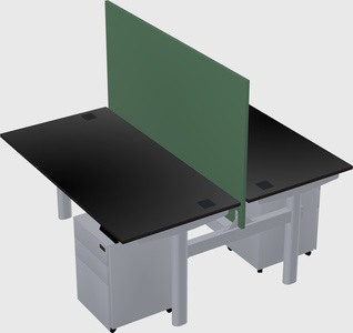 Shared electric desk