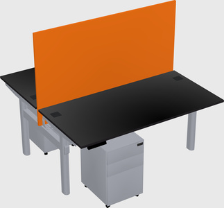 Shared electric desk