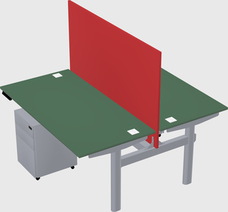 Shared electric desk