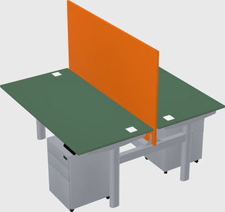 Shared electric desk
