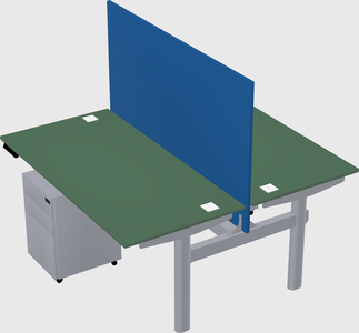 Shared electric desk