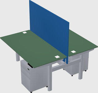 Shared electric desk