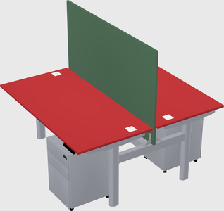 Shared electric desk