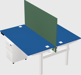 Shared electric desk