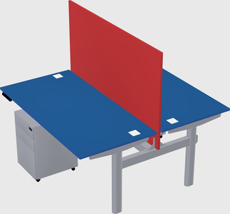 Shared electric desk