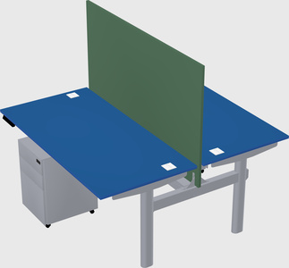 Shared electric desk