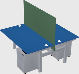 Shared electric desk