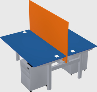 Shared electric desk