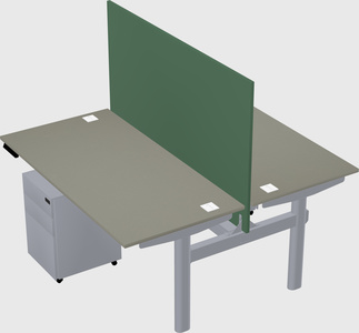 Shared electric desk