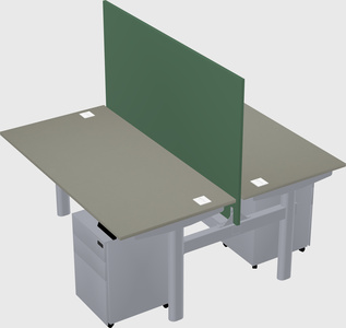 Shared electric desk
