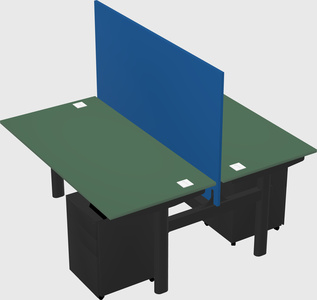 Shared electric desk