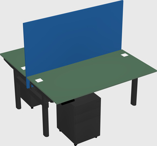 Shared electric desk