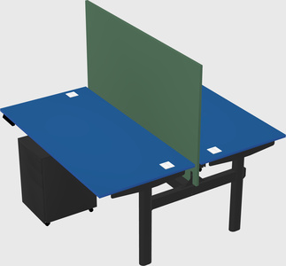 Shared electric desk