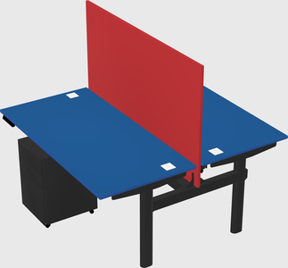 Shared electric desk