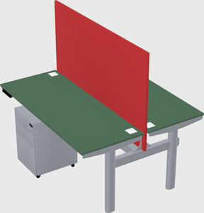 Shared electric desk