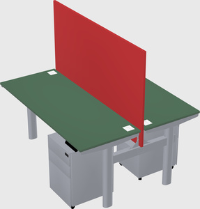 Shared electric desk