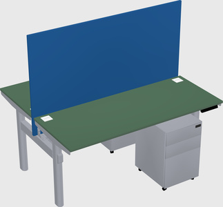 Shared electric desk