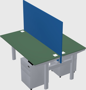 Shared electric desk