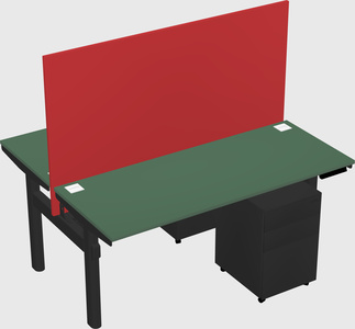 Shared electric desk